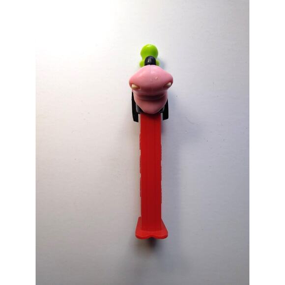 Vintage Goofy Pez Dispenser - Red Stem Black Head Green Hat Hungary Clean - Picture 2 of 6